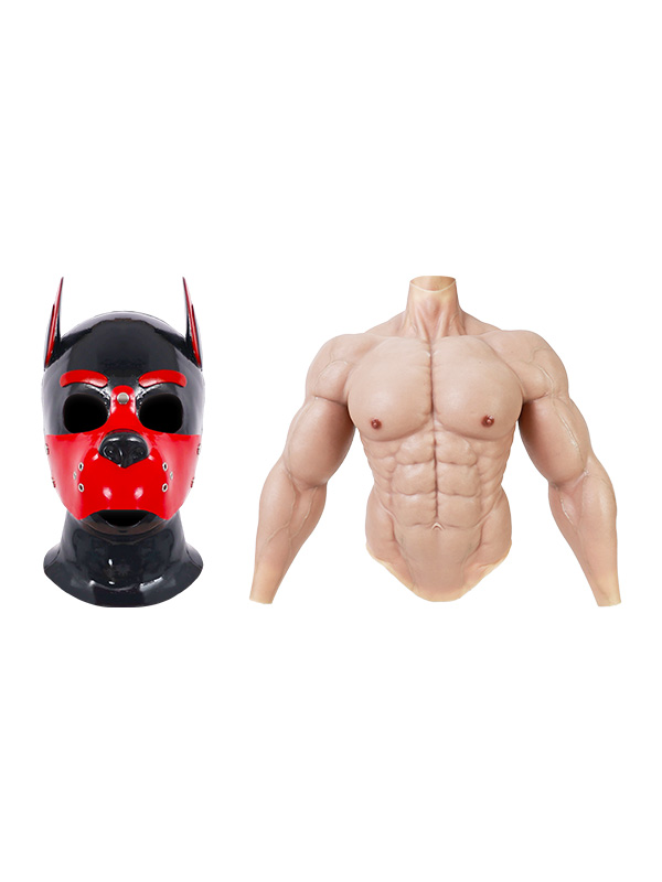 muzzle-puppy-hood-red-black2.0-upgraded-muscle-suit-set2_08